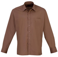 Premier PR200 Long Sleeve Poplin Shirt