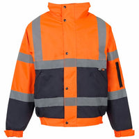 H37/H38 SuperTouch  Hi- Vis 2 Tone Bomber Jacket