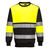 Portwest  PW376 - PW3 Hi-Vis Class 1 Sweatshirt