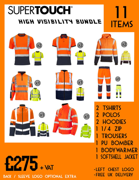 SuperTouch High Visibility Bundle - 11 Items