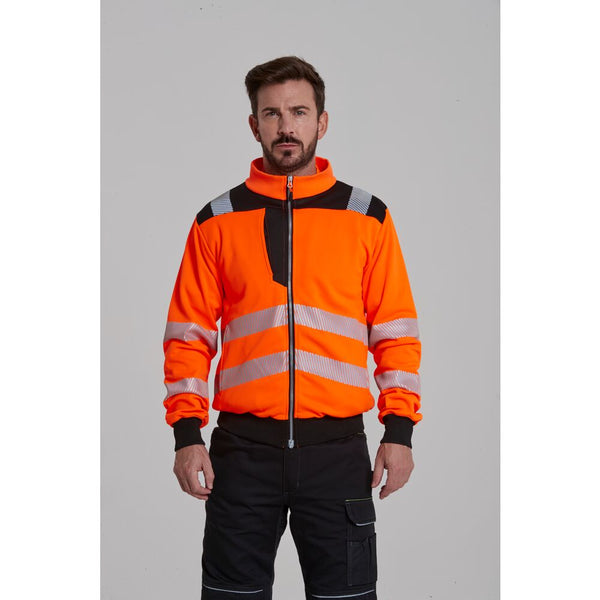 Portwest PW370 - PW3 Hi-Vis Zip Sweatshirt