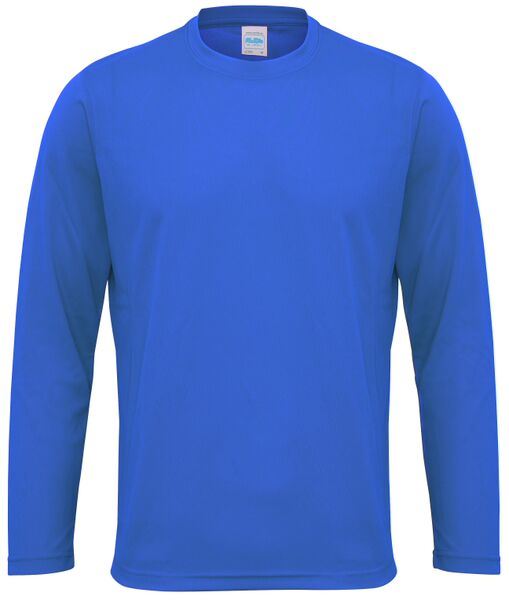トップス G3M Caribbean blue long-sleeves AWDis JC002 Long Sleeve Cool T Shirt | Teamwear T Shirts