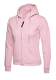 Uneek UC505 Ladies Zip Hooded Sweatshirt