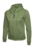 Uneek UC505 Ladies Zip Hooded Sweatshirt