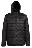 2786 Box Quilt Hooded Jacket