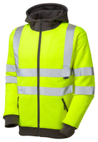 Saunton ISO 20471 Class 3 Full Zip Hooded Sweatshirt