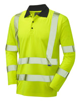 LEO Swimbridge ISO 20471 Class 3 Comfort Sleeved Polo Shirt