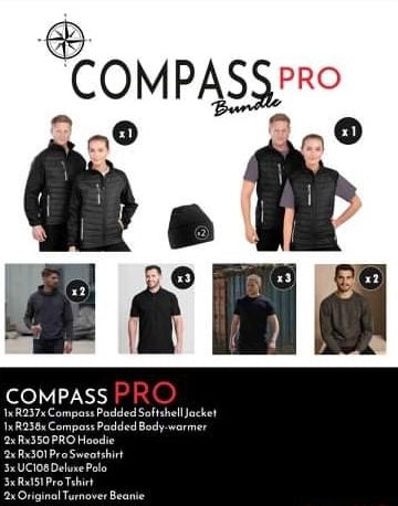 Compass Pro Workwear Bundle (Chest Badge Option)